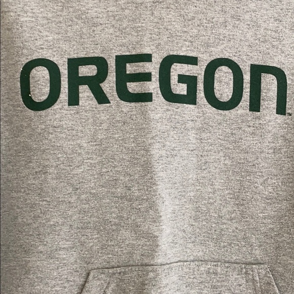 Oregon Light Gray Hooded Sweatshirt, Medium - Picture 3 of 5